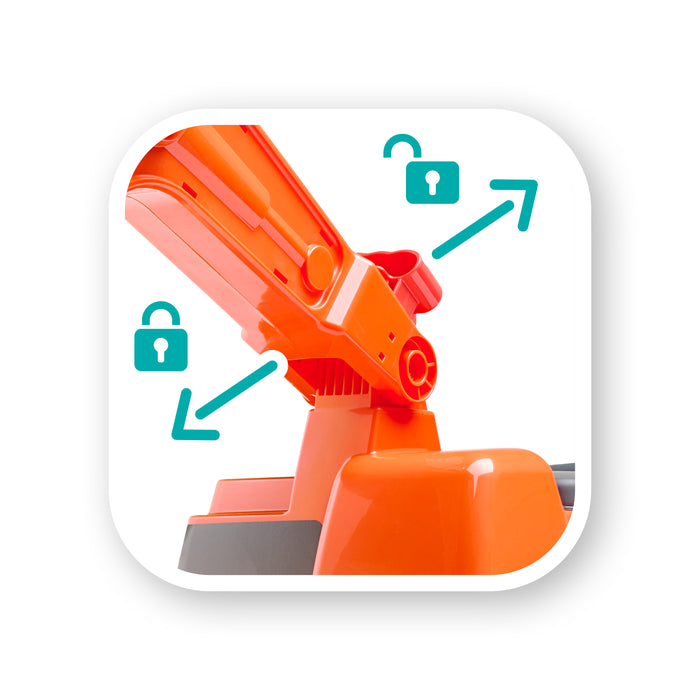 Sitzbagger Kubota mit klappbarem Sitz und Helm