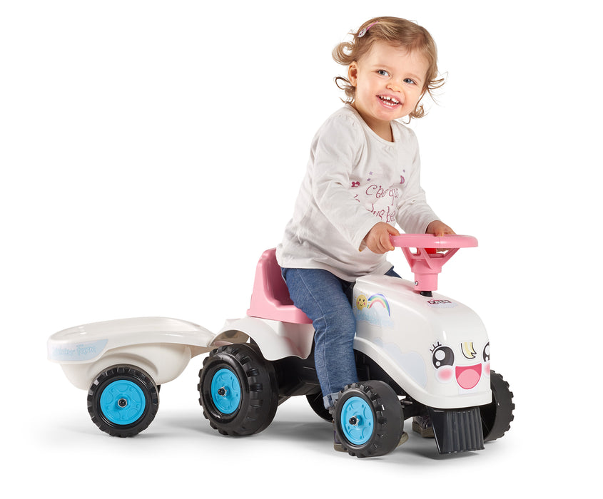 Lauftraktor Rainbow mit Anhänger