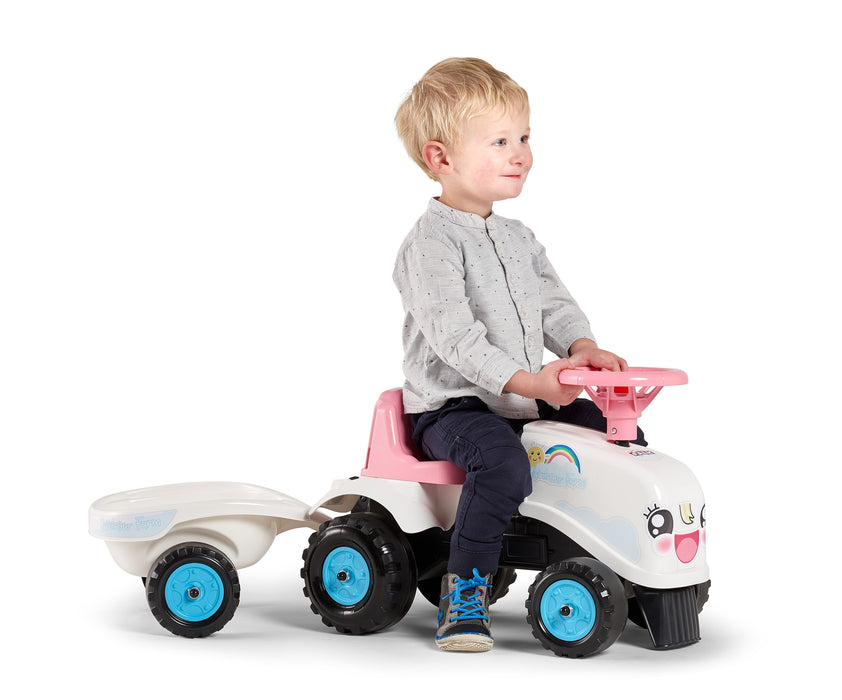 Lauftraktor Rainbow mit Anhänger