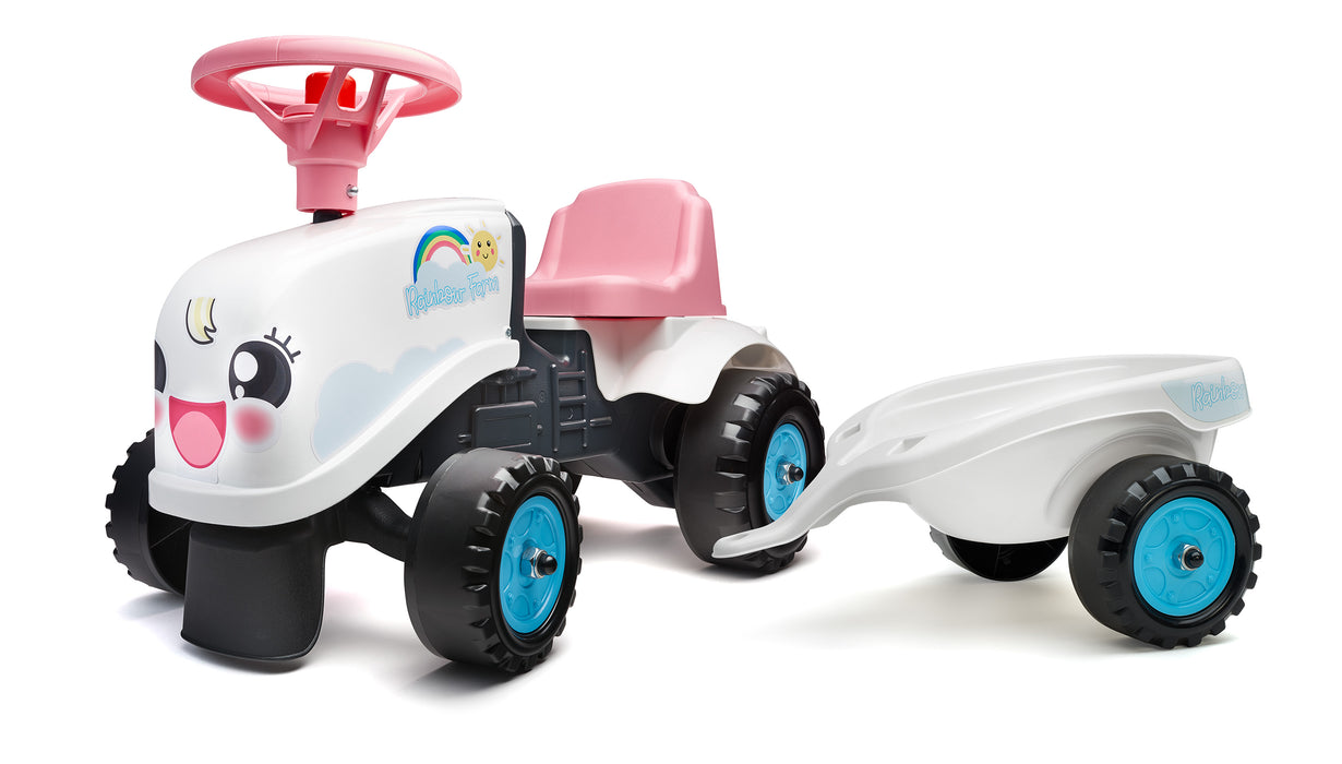 Lauftraktor Rainbow mit Anhänger