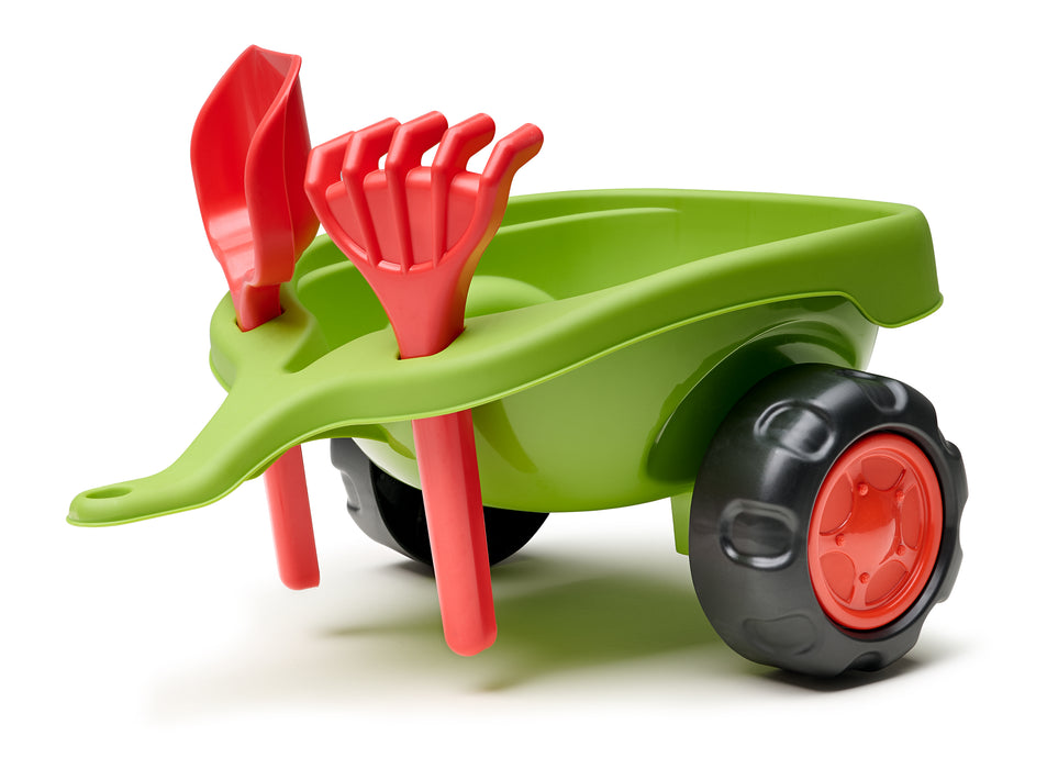 BabyClaas Lauftraktor mit Anhänger, Schaufel und Rechen