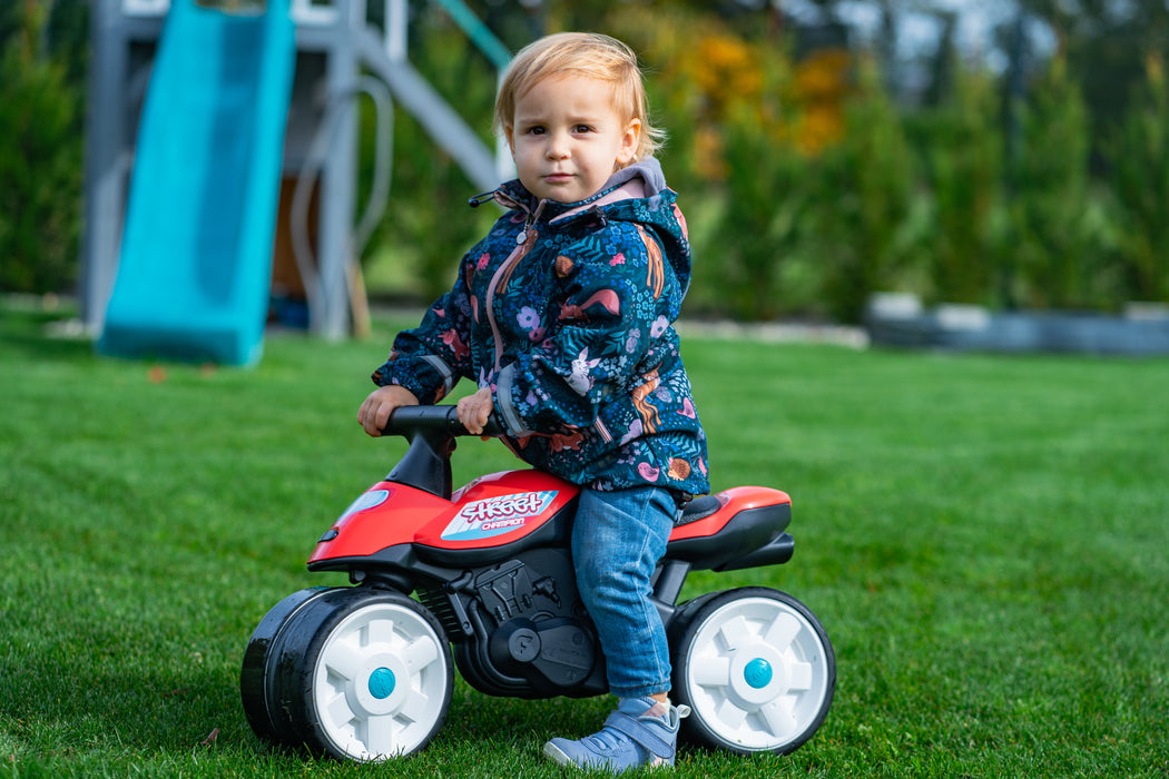Baby Motorrad street chmapion mit Flüsterreifen - rot