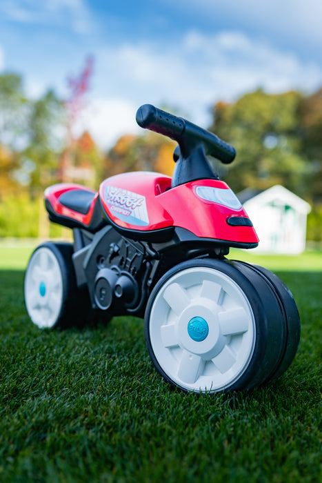 Baby Motorrad street chmapion mit Flüsterreifen - rot