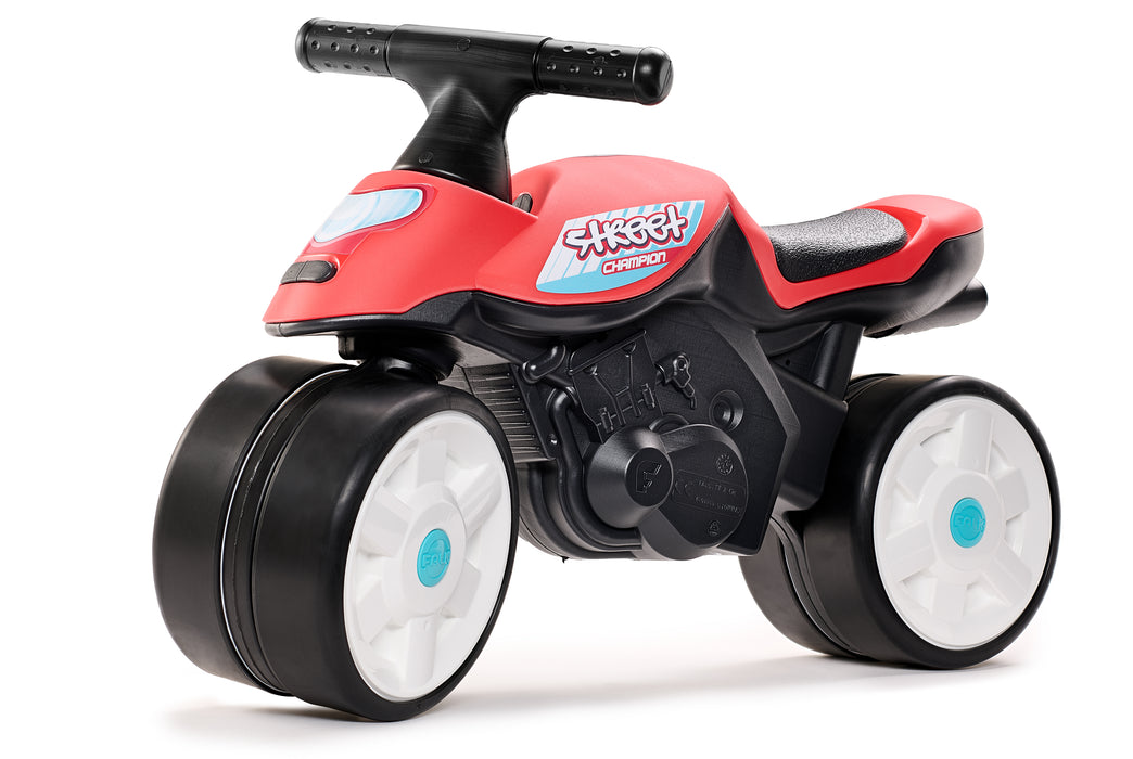 Baby Motorrad street chmapion mit Flüsterreifen - rot