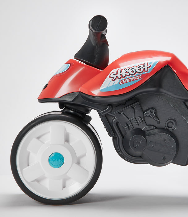 Baby Motorrad street chmapion mit Flüsterreifen - rot