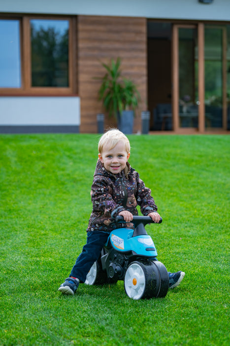 Baby Motorrad street chmapion mit Flüsterreifen - blau