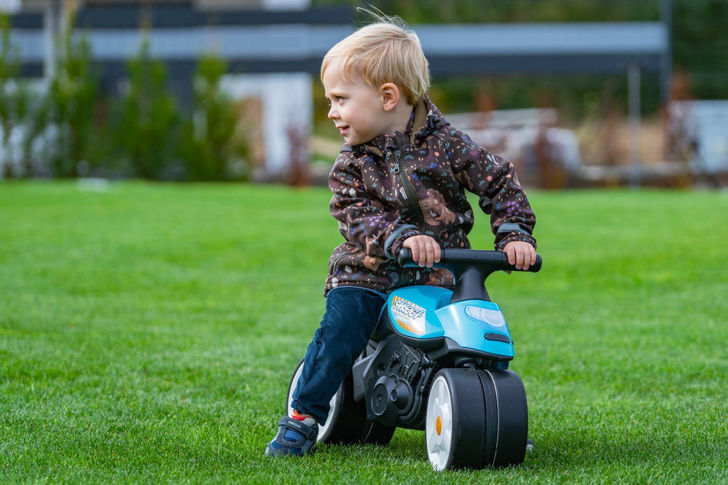 Baby Motorrad street chmapion mit Flüsterreifen - blau