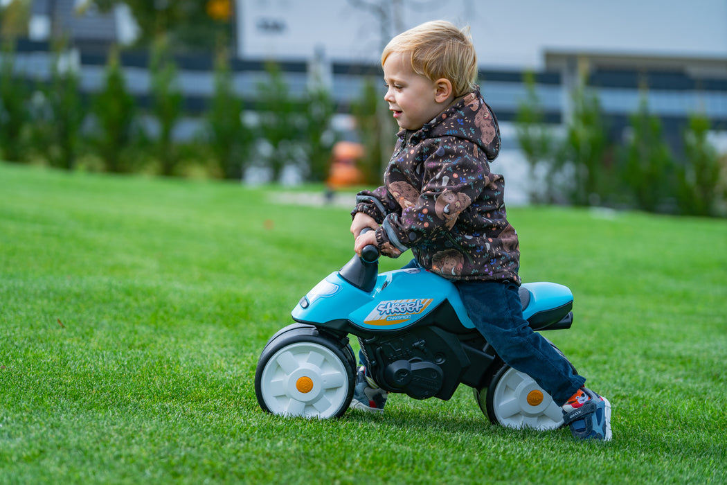 Baby Motorrad street chmapion mit Flüsterreifen - blau