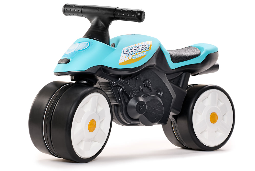 Baby Motorrad street chmapion mit Flüsterreifen - blau