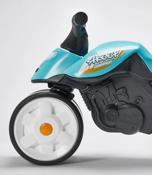 Baby Motorrad street chmapion mit Flüsterreifen - blau