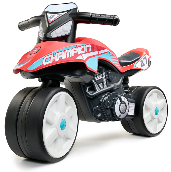 Falk Racing Team Motorrad mit Flüsterreifen - rot (2-5 Jahre)
