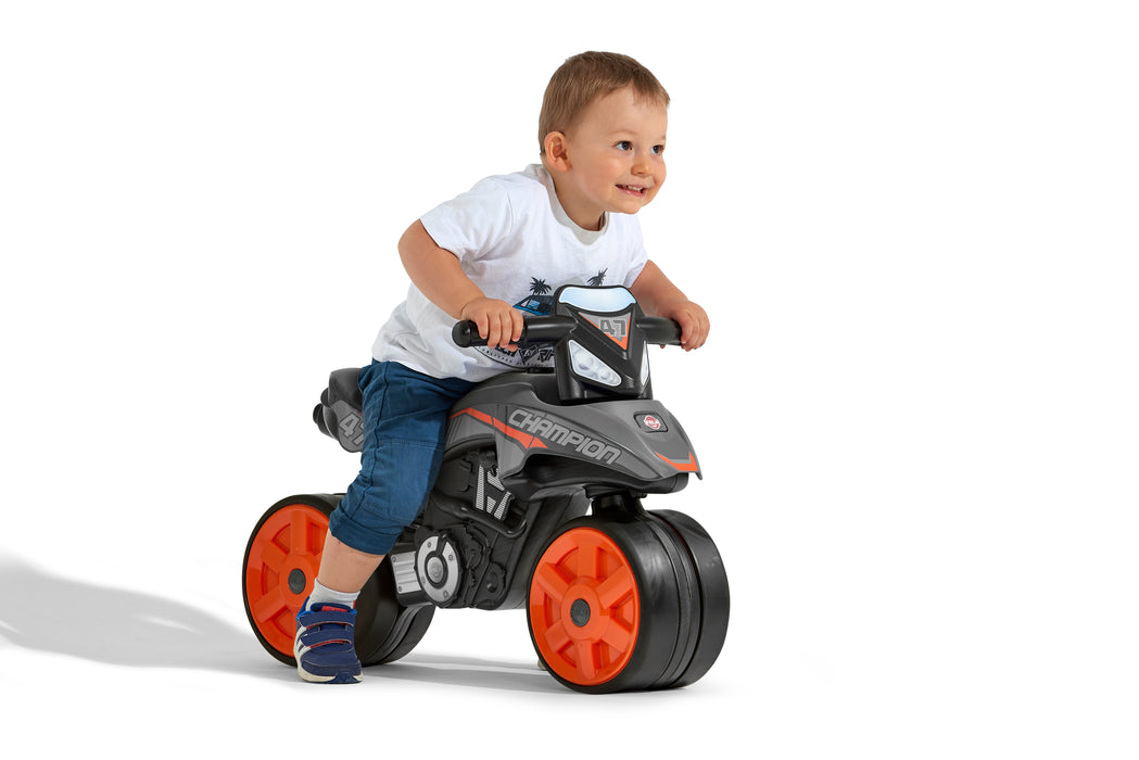 Street Champion mit Flüsterreifen - grau- (2-5 Jahre)