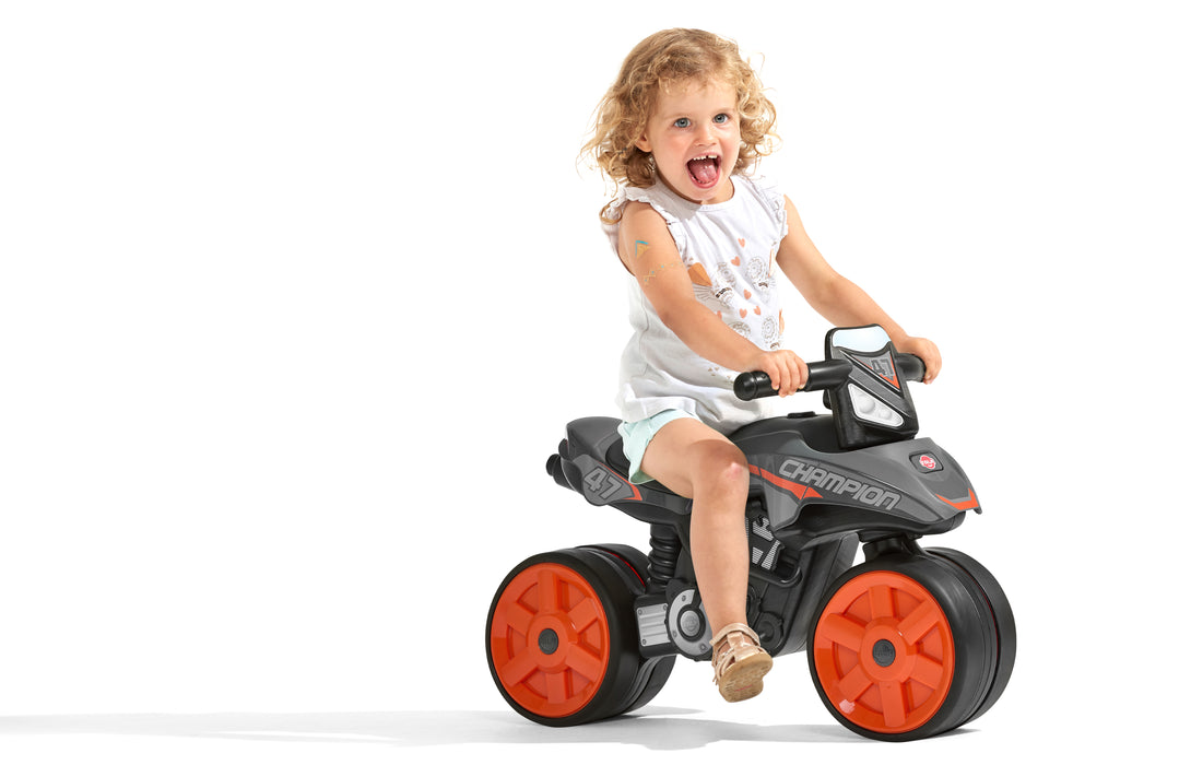 Street Champion mit Flüsterreifen - grau- (2-5 Jahre)