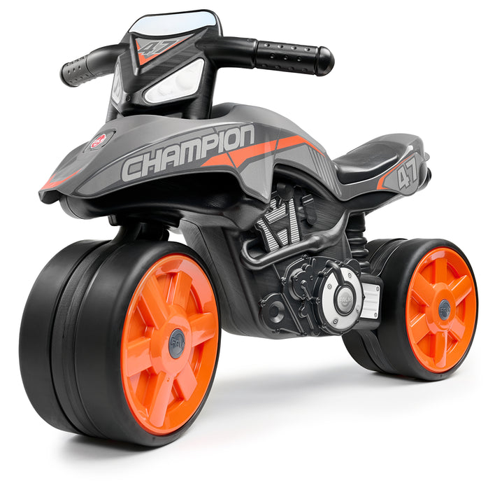 Street Champion mit Flüsterreifen - grau- (2-5 Jahre)