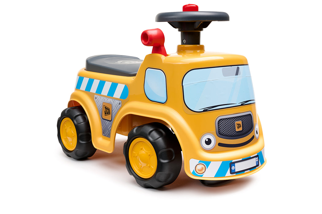 Rutscher JCB, mit klappbarem Sitz, Anhänger und Sandspielzeug