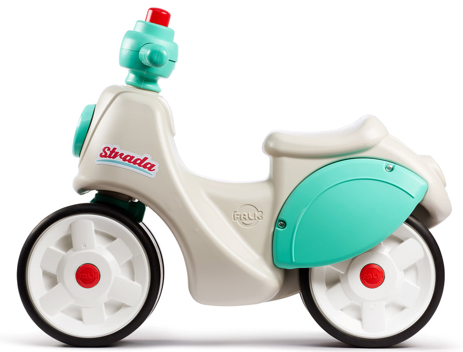 Roller mit Flüsterreifen - Türkis-Creme
