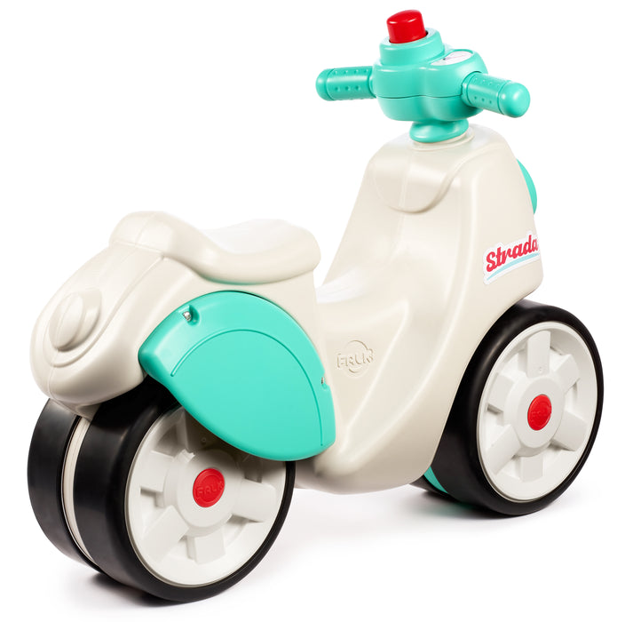 Roller mit Flüsterreifen - Türkis-Creme