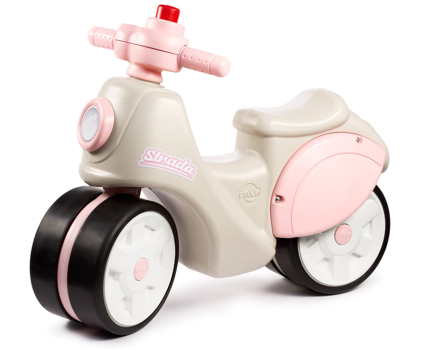 Roller mit Flüsterreifen - Pink-Creme