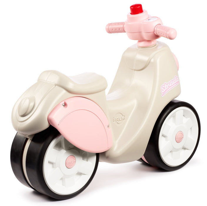 Roller mit Flüsterreifen - Pink-Creme