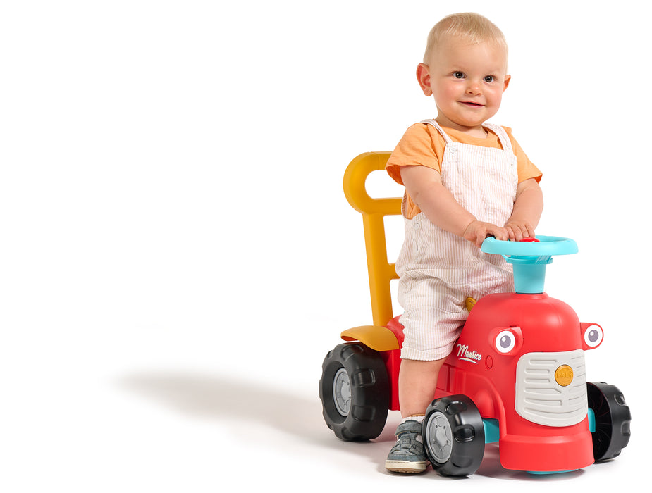 Baby Maurice mit ergonomischer Schiebevorrichtung - Rot