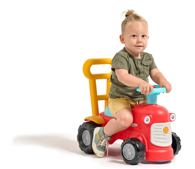 Baby Maurice mit ergonomischer Schiebevorrichtung - Rot