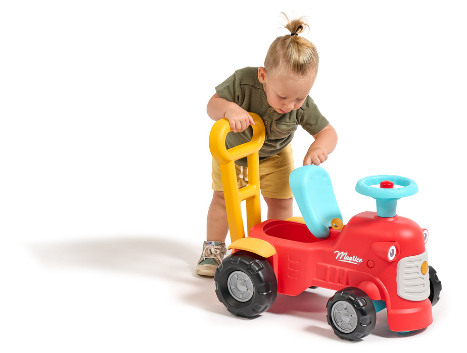 Baby Maurice mit ergonomischer Schiebevorrichtung - Rot