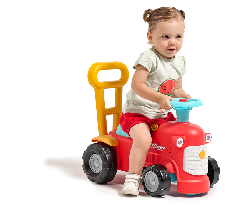 Baby Maurice mit ergonomischer Schiebevorrichtung - Rot