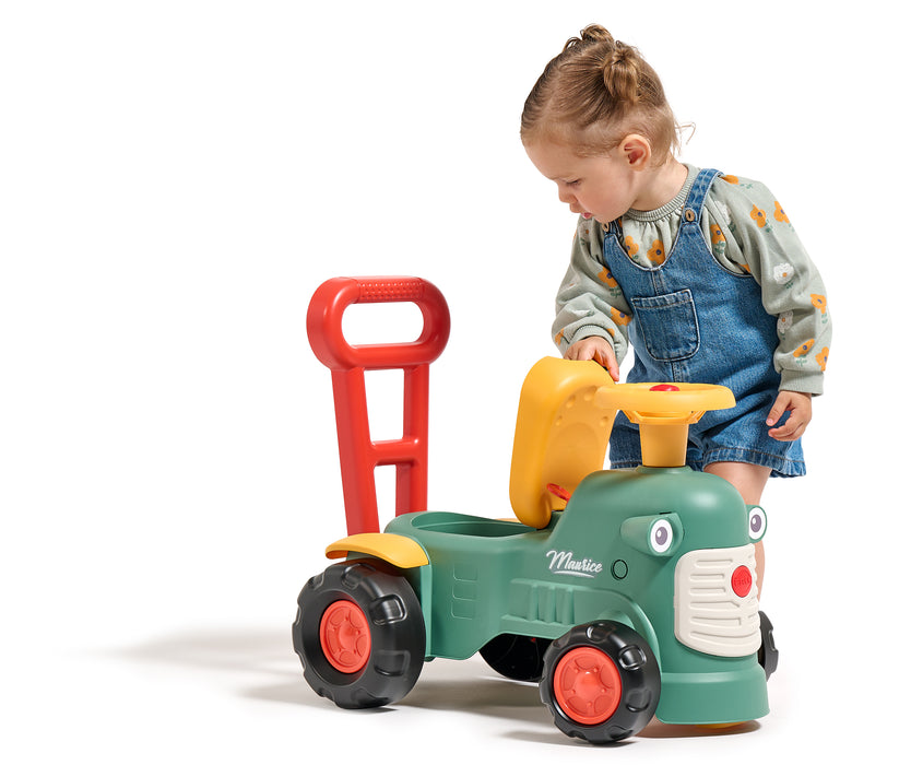 Baby Maurice mit ergonomischer Laufrichtung - grün