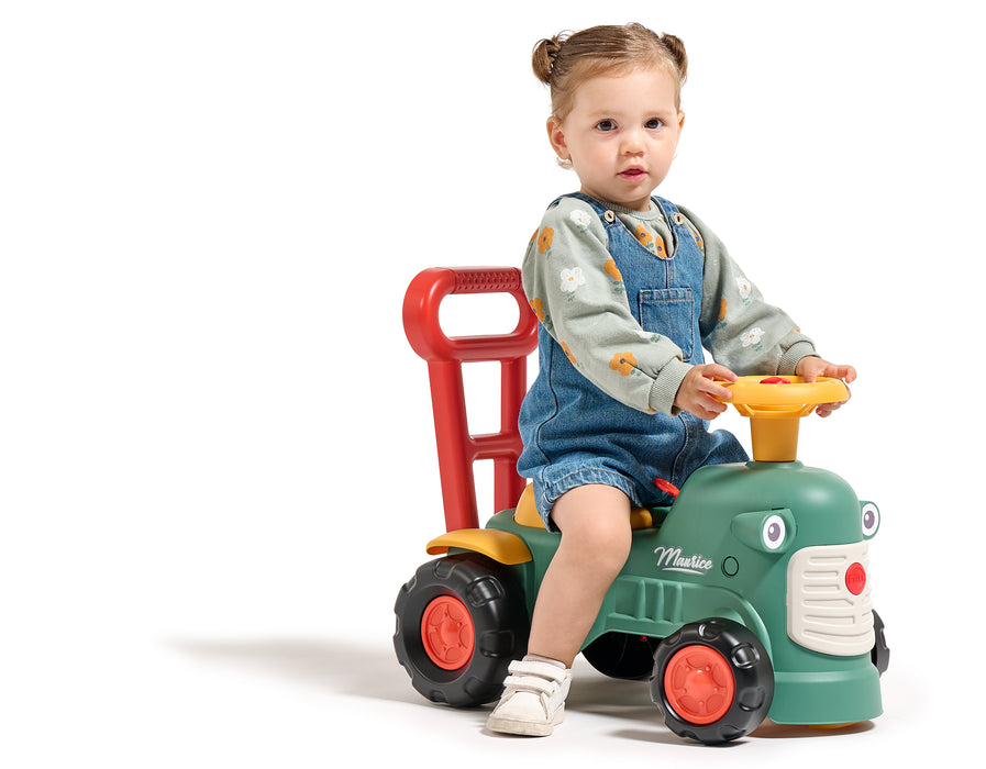 Baby Maurice mit ergonomischer Laufrichtung - grün