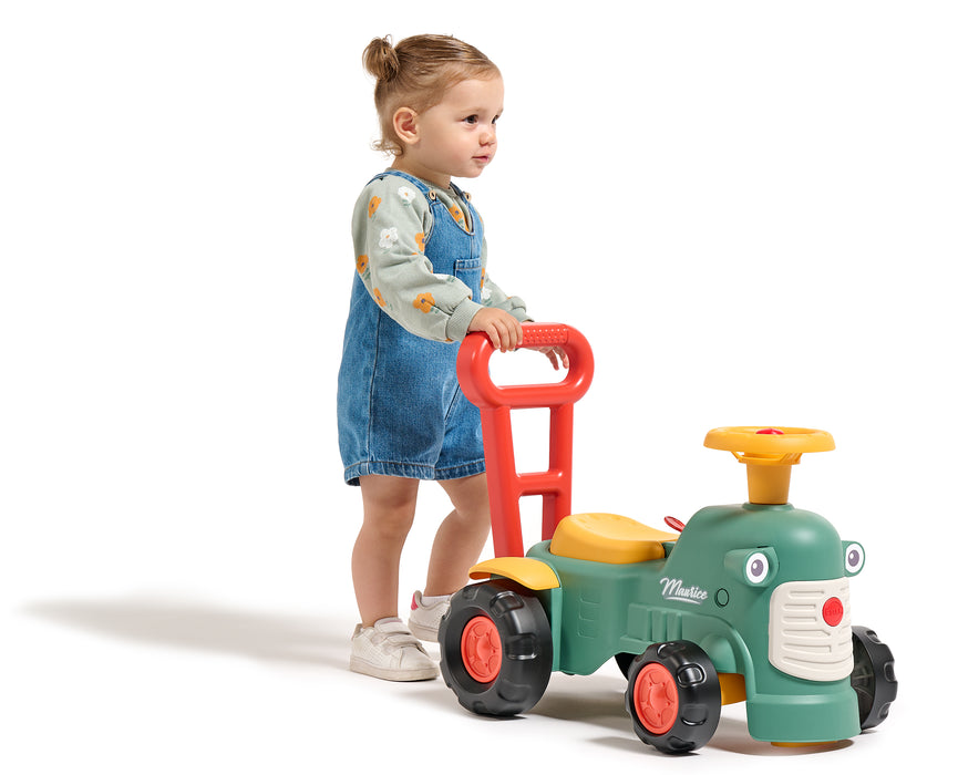 Baby Maurice mit ergonomischer Laufrichtung - grün