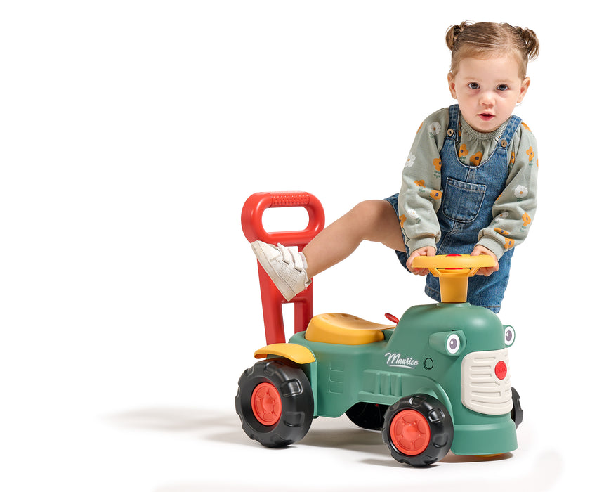 Baby Maurice mit ergonomischer Laufrichtung - grün