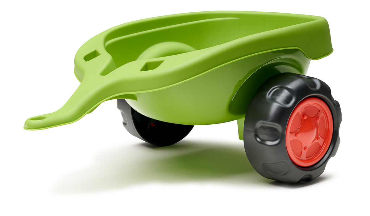 Traktor Claas mit Frontlader, Heckbagger und Anhänger   – ab 12 Monaten – 90% recycelter Kunststoff