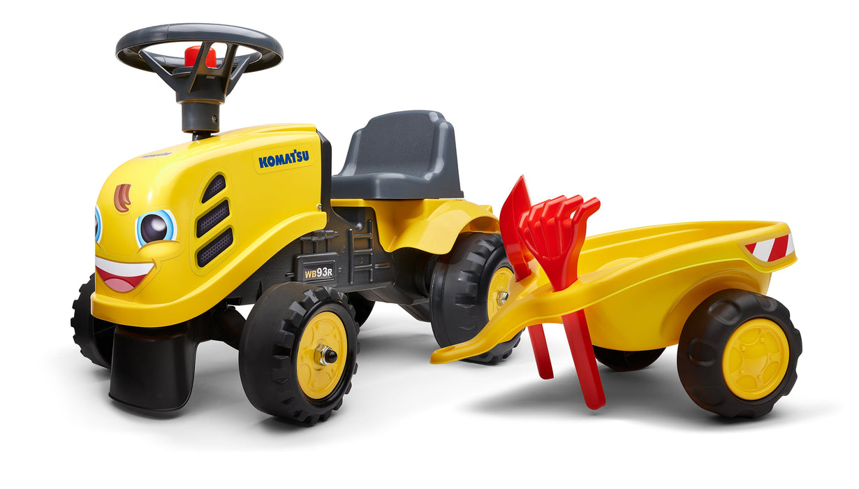 Falk Lauftraktor mit Anhänger Schaufel und Rechen