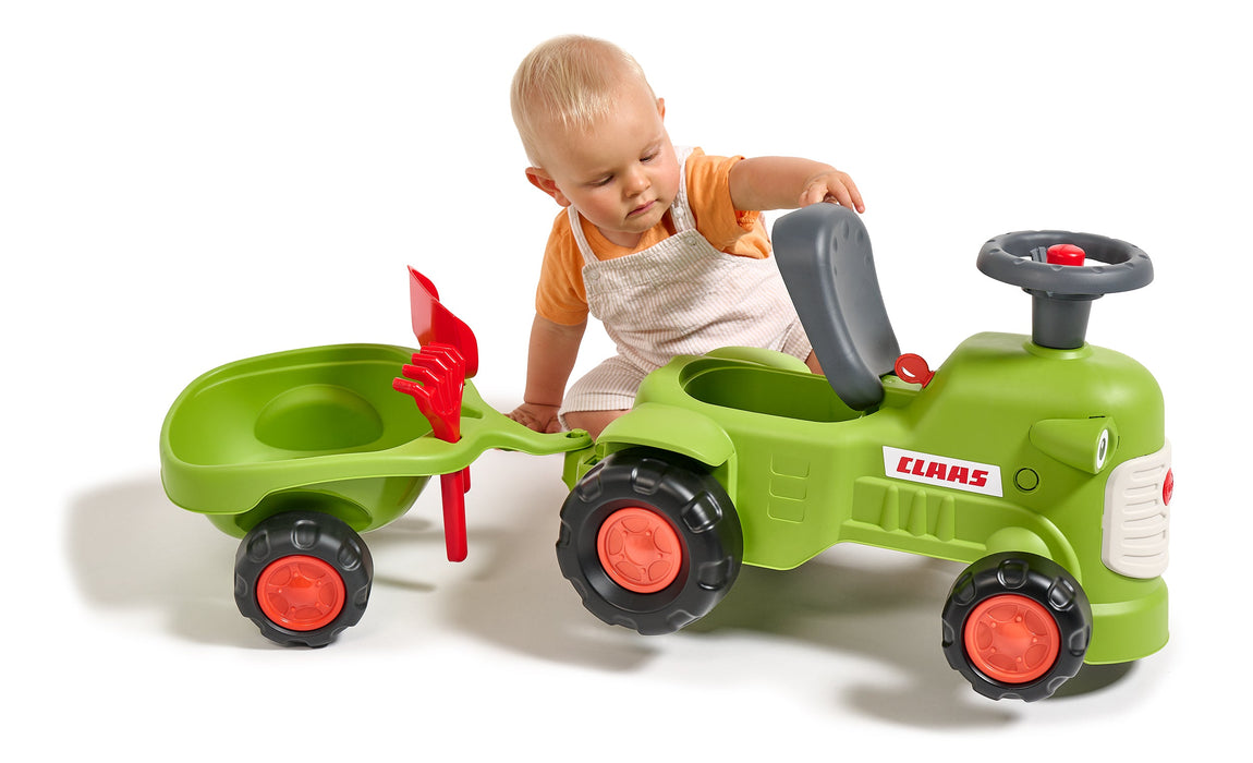 Traktor Claas mit Anhänger – ab 12 Monaten – 90% recycelter Kunststoff