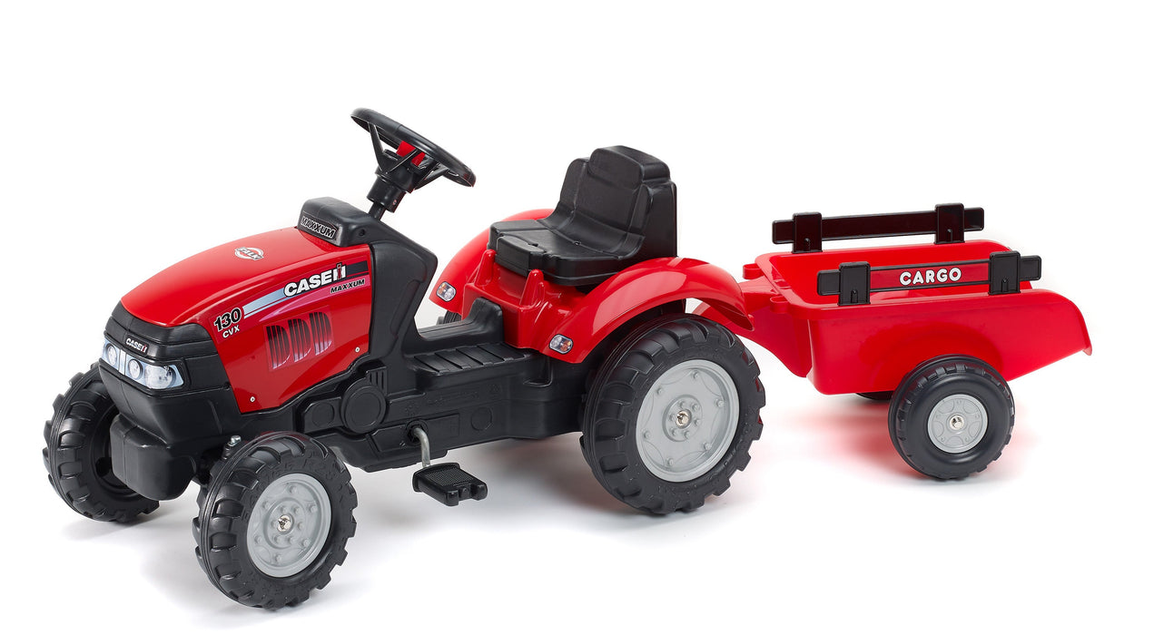 Falk Traktor Case IH mit Anhänger