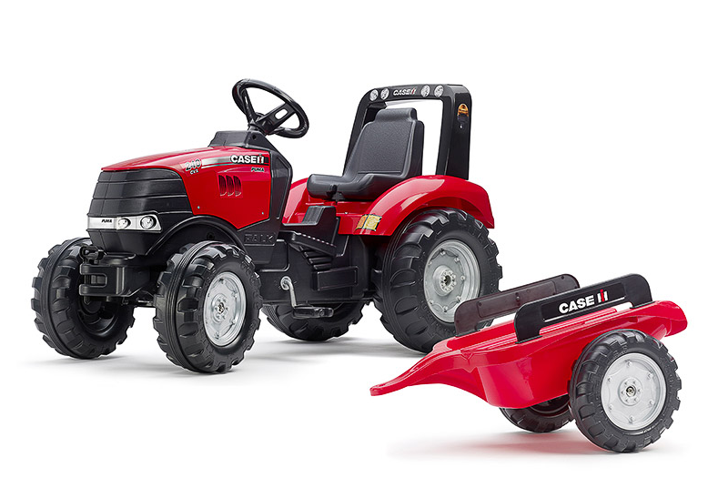 Trettraktor Case Puma CVX 240 mit Anhänger