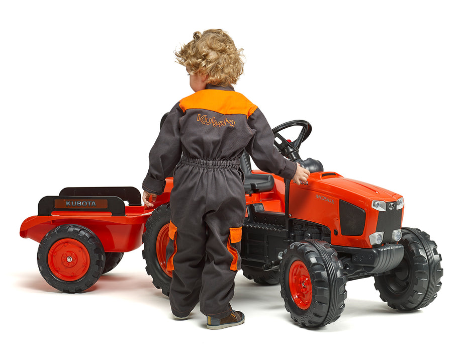 Trettraktor Kubota mit Anhänger